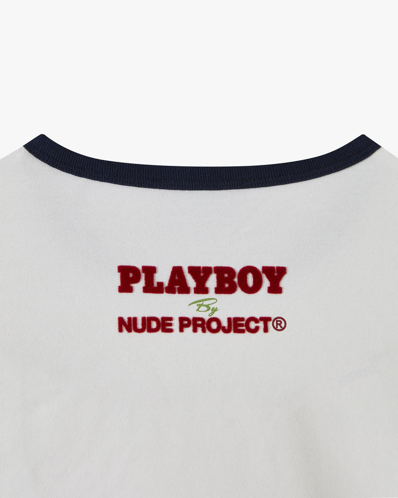 PLAYBOY CHERRY TOP WHITE