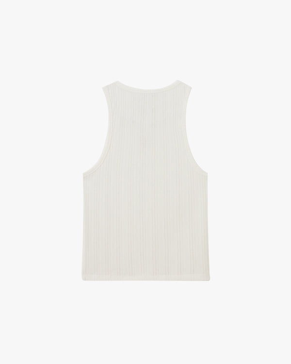 CUT&SEW PLAYBOY TANK TOP OFF-WHITE