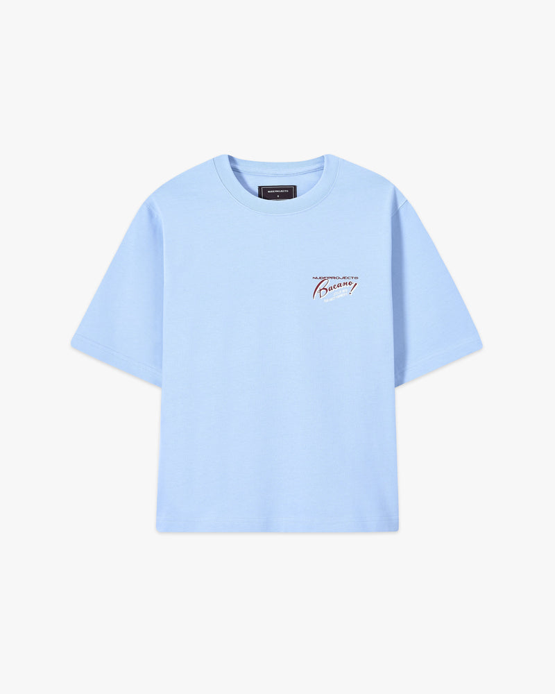 BACANO CROPPED TEE BABY BLUE