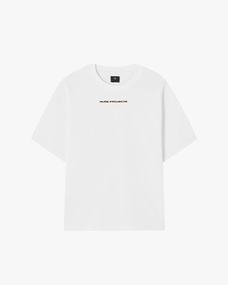 CHERRY TEE WHITE