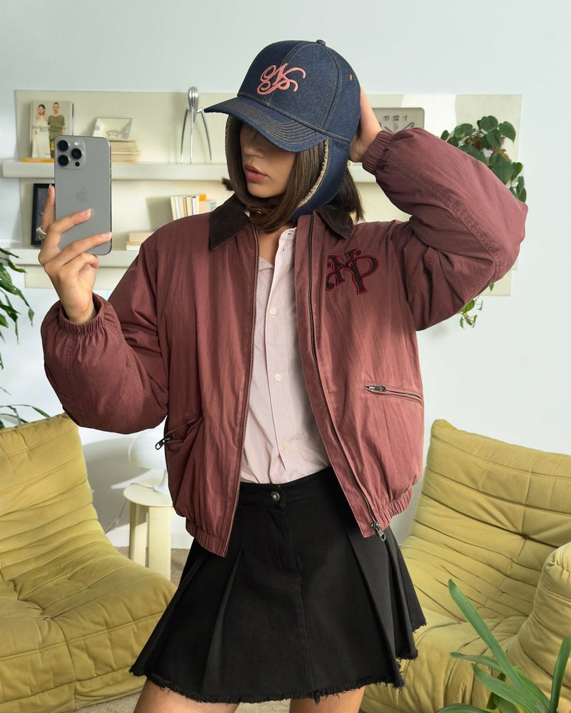 "NOT WORKING" JACKET BURGUNDY