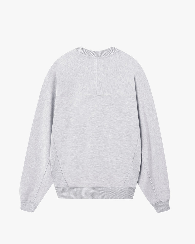 ESSENTIALS CREWNECK GREY MELANGE