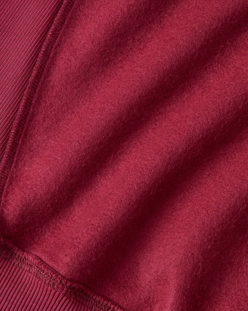 ESSENTIALS HOOD BURGUNDY