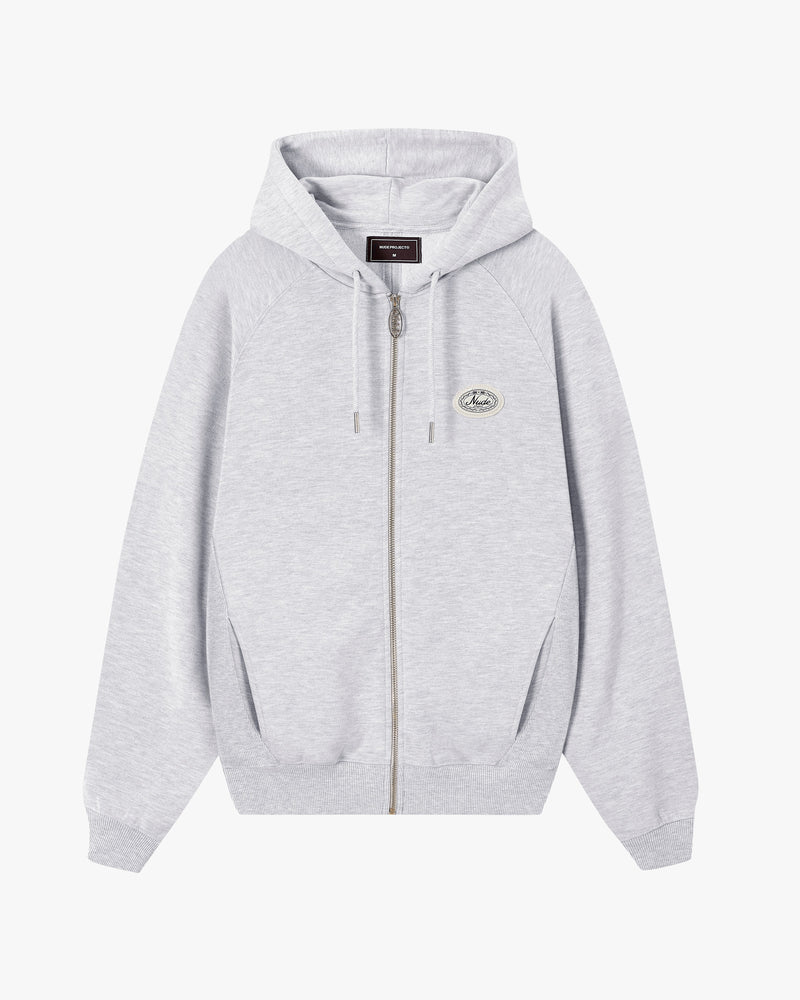 ESSENTIALS ZIPPER GREY MELANGE