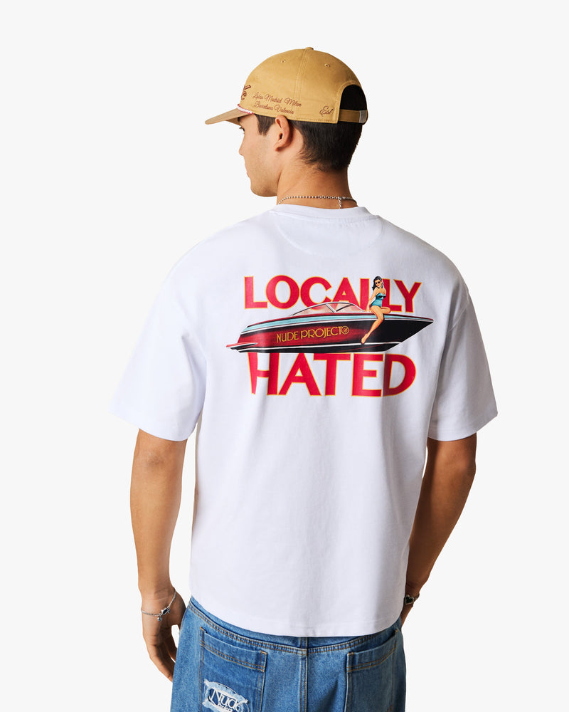 LOCALLY HATED TEE WHITE