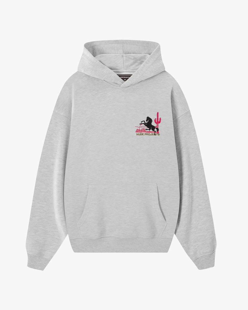 NOT A RODEO HOODIE GREY