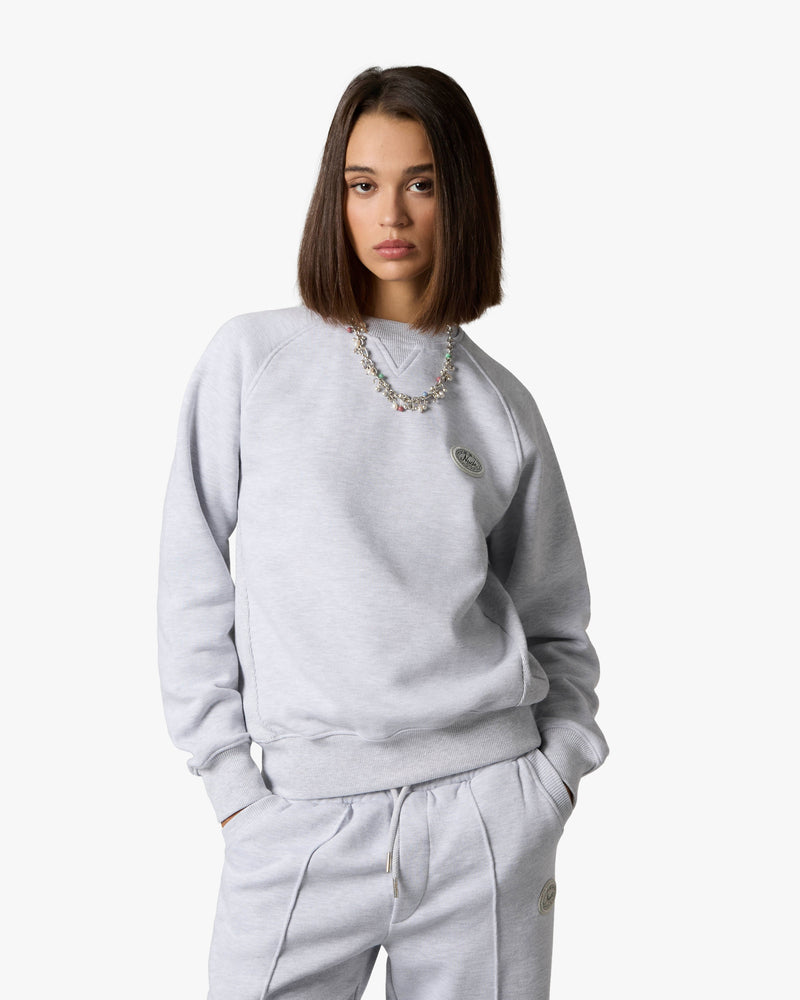 ESSENTIALS CREWNECK GREY MELANGE