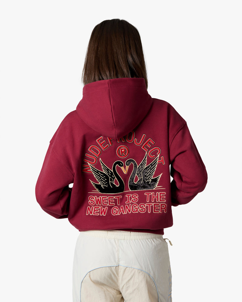 SWANS HOOD BURGUNDY