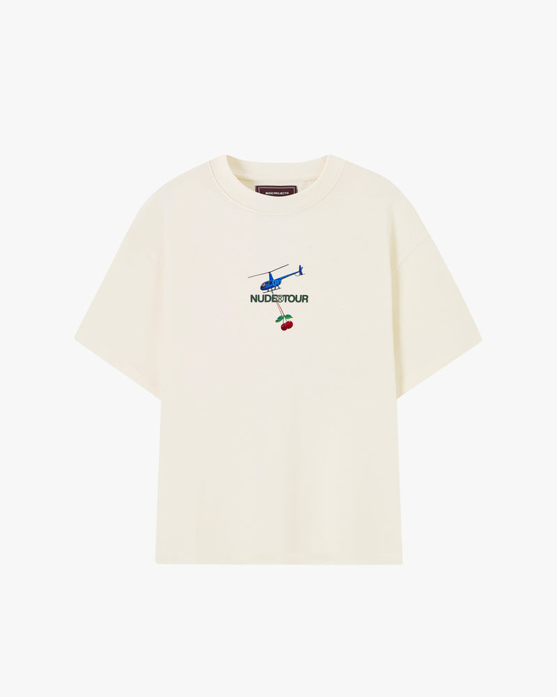 NUDE TOUR TEE MARSHMALLOW