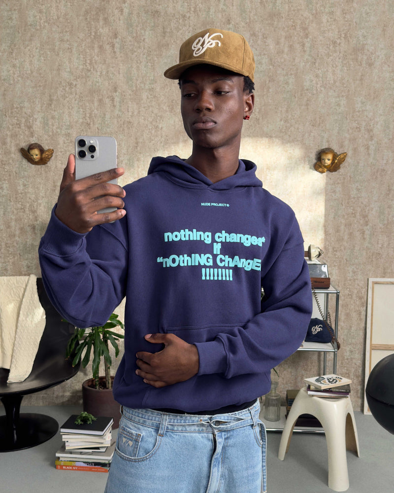 fActs?* HOODIE NAVY