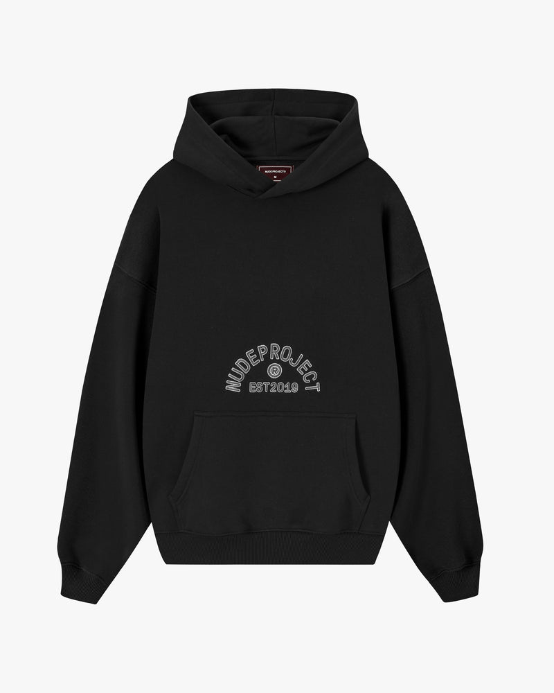 SWANS HOOD BLACK